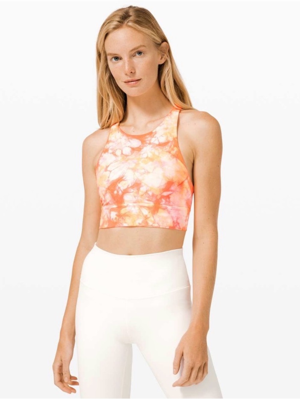 Lululemon Energy Bra High Neck Long Line Shibori *Medium Support B-D
Dual Shibor